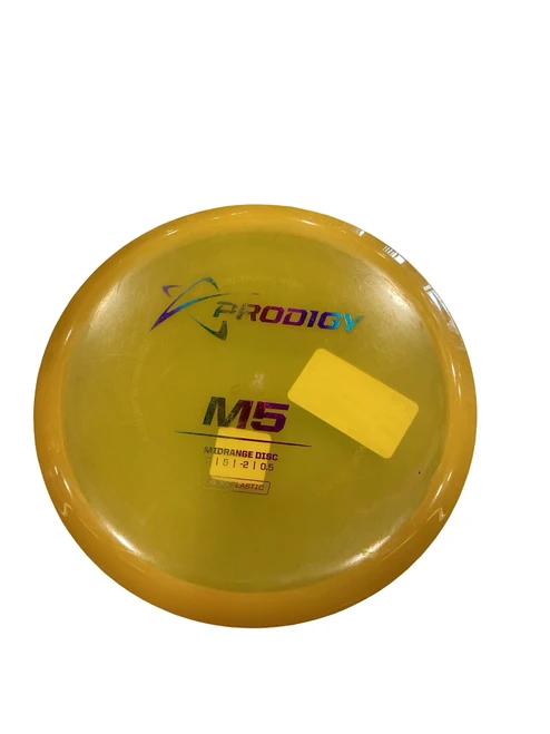Vist Large View of Product Image Which is Used Prodigy Disc M5 Disc Golf Mid Range Gold
