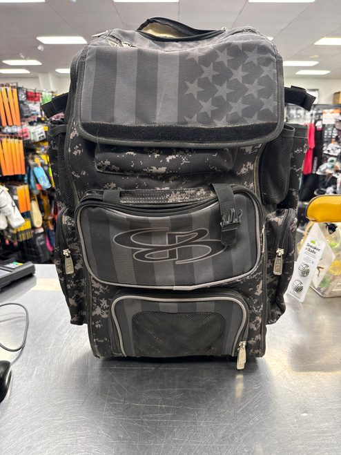 Vist Large View of Product Image Which is Used BoomBah 4 BAT BACKPACK BB/SB Player Backpack Black