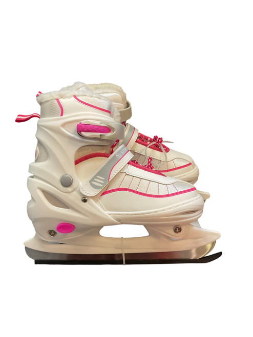 Vist Large View of Product Image Which is Used Bladerunner MICRO ADJ 2-5 Womens Softboot Skate Grey Adjustable
