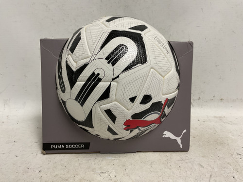 Vist Large View of Product Image Which is Used Puma ORBITA 1 Size 5 Soccer Ball White/Black/Red
