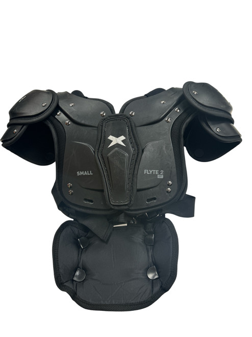 Vist Large View of Product Image Which is Used Xenith FLYTE 2 SF FB SP SM FB Shoulder Pads Black SM