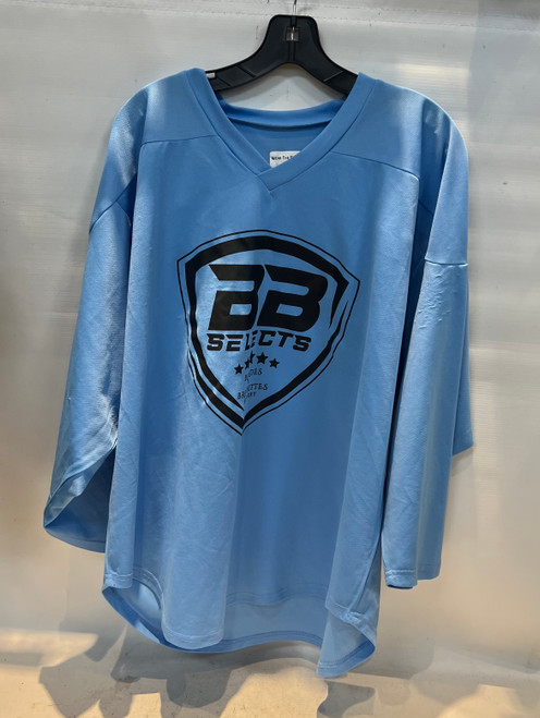 Vist Large View of Product Image Which is Used Hockey Practice Jersey Carolina Blue MD