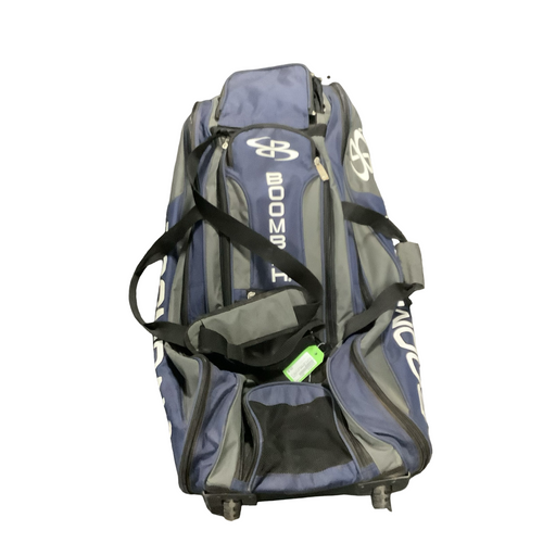 Vist Large View of Product Image Which is Used BoomBah BOOMBAH CATCHERS ROLLING BAG BB/SB Player Wheeled Bag Navy Blue