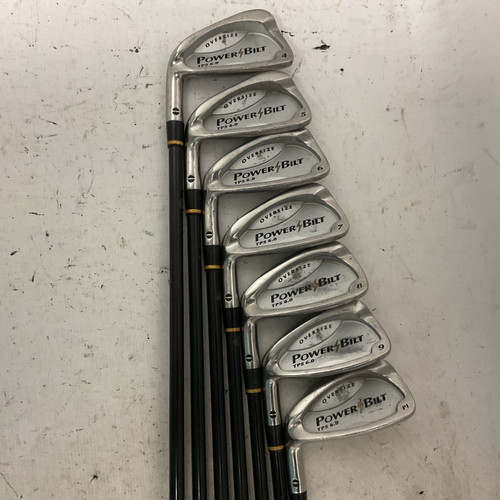 Vist Large View of Product Image Which is Used Powerbilt TPS 6.0 OVERSIZE Mens Iron Set LH 4I-PW