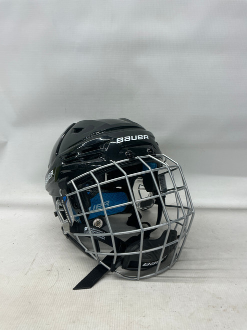 Vist Large View of Product Image Which is Used Bauer REAKT 65 Helmet Cage Combo Black SM