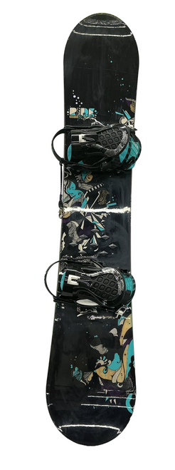 Vist Large View of Product Image Which is Used Ride SOLACE Womens Board/Bindings Black 146 cm