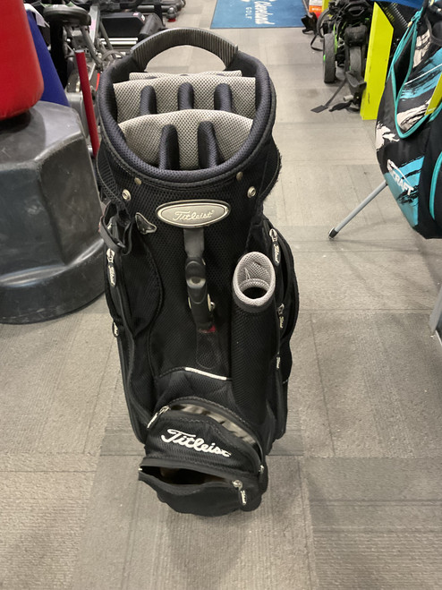 Vist Large View of Product Image Which is Used Titleist 14 WAY CART BAG Mens Cart Bag Black