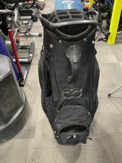 Vist Large View of Product Image Which is Used Cleveland 14 WAY CART BAG Mens Cart Bag Black