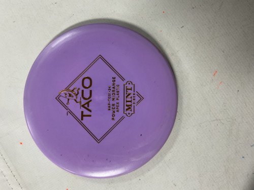 Vist Large View of Product Image Which is Used MINT DISCS APEX PLASTIC Disc Golf Mid Range Purple
