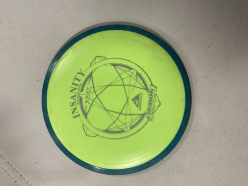 Vist Large View of Product Image Which is Used Axiom FISSION INSANITY Disc Golf Driver Yellow
