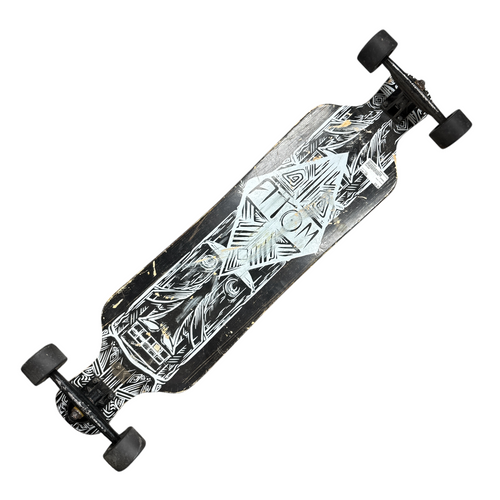 Vist Large View of Product Image Which is Used FATHOM Longboard Black Long