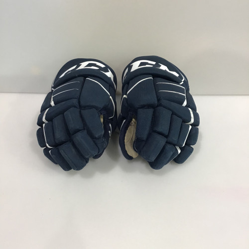 Vist Large View of Product Image Which is Used CCM JETSPEED FT350 Junior Gloves Navy Blue 11"