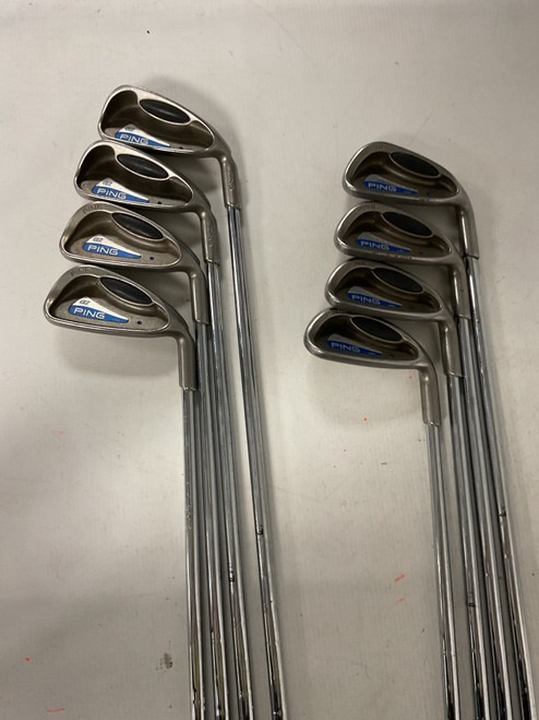 Vist Large View of Product Image Which is Used Ping G2 BLUE DOT Mens Iron Set RH 3I-PW