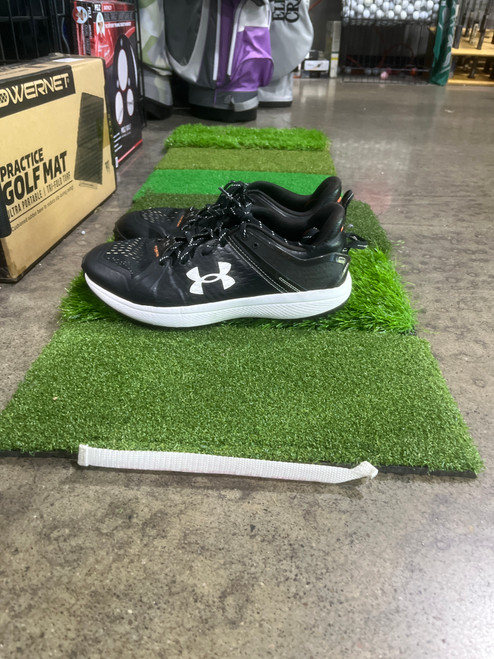 Vist Large View of Product Image Which is Used Under Armour Mens Golf Shoes Black Senior 11
