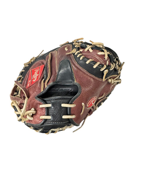Vist Large View of Product Image Which is Used Rawlings GOLD GLOVE LEGEND BB/SB Catchers RH Throw Brown 33 1/2"