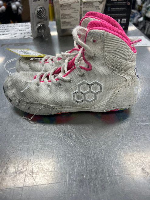 Vist Large View of Product Image Which is Used RUDIS WRESTLING SHOES Wrestling Shoes White Junior 04
