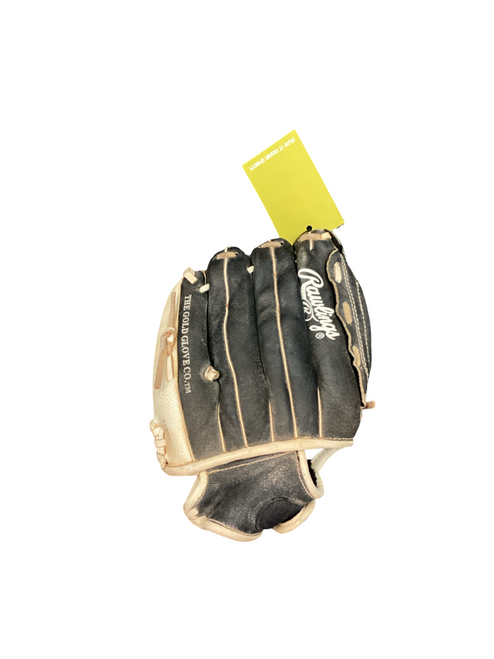 Vist Large View of Product Image Which is Used Rawlings HIGHLIGHT SERIES BB/SB Glove RH Throw Black 11 1/2"