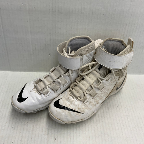 Vist Large View of Product Image Which is Used Nike Adult FB Cleats White Senior 7.5