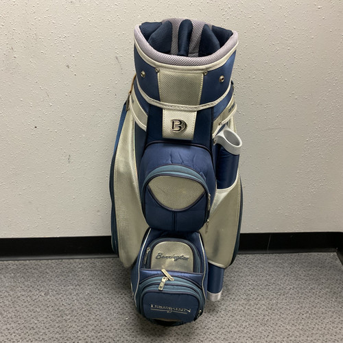 Vist Large View of Product Image Which is Used Bennington LEXINGTON COUNTRY CLUB Womens Cart Bag Navy Blue And Silver