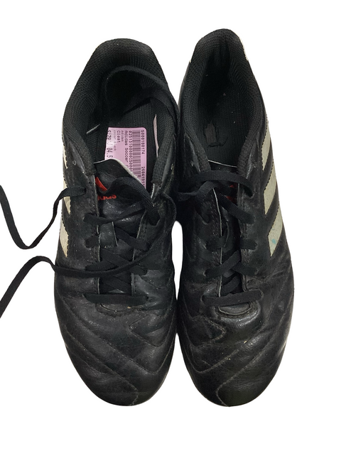 Vist Large View of Product Image Which is Used Adidas Soccer Cleats Black Junior 04.5