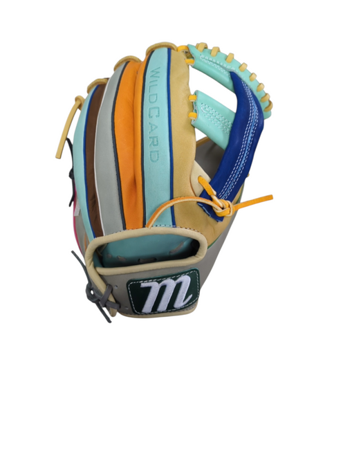 Vist Large View of Product Image Which is Used Marucci WILDCARD BB/SB Glove RH Throw None 11 3/4"
