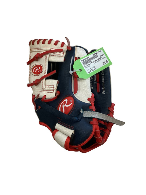 Vist Large View of Product Image Which is Used Rawlings PLAYERS SERIES BB/SB Glove RH Throw Navy Blue 11"