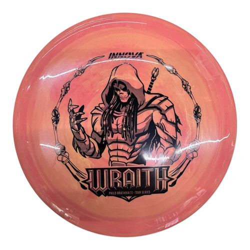 Vist Large View of Product Image Which is Used Innova TOUR SERIES WRAITH Disc Golf Driver Orange 175g