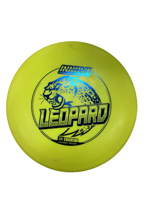 Vist Large View of Product Image Which is Used Innova LEOPARD Disc Golf Driver Yellow