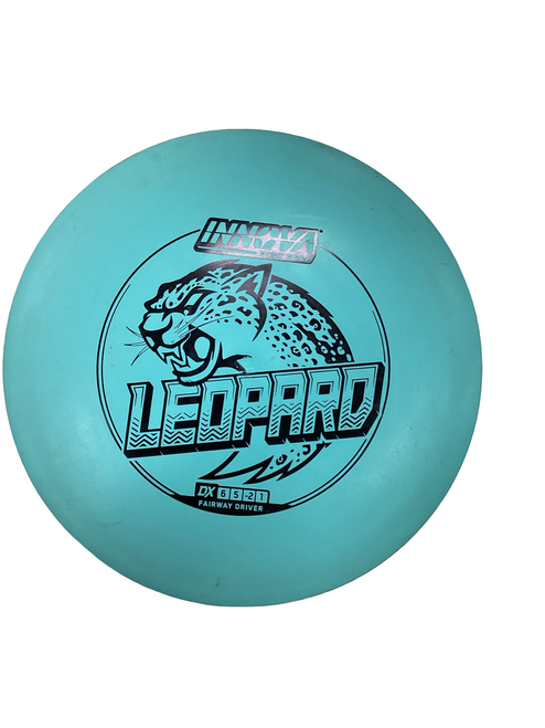 Vist Large View of Product Image Which is Used Innova LEOPARD Disc Golf Driver Carolina Blue