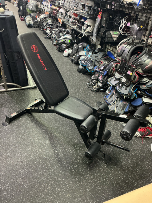 Vist Large View of Product Image Which is Used Marcy FID BENCH W/ LEG EXT FID Bench