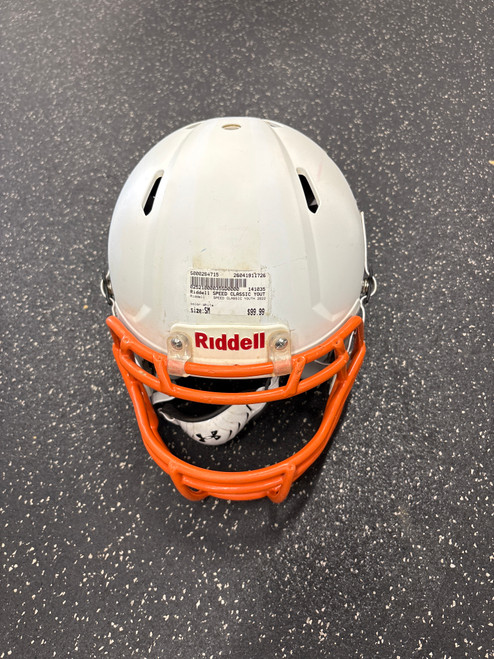 Vist Large View of Product Image Which is Used Riddell SPEED CLASSIC YOUTH 2022 FB Helmet White SM