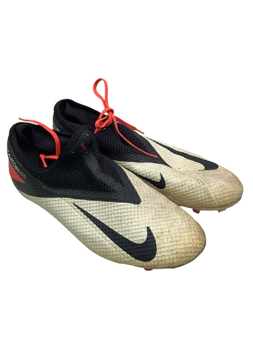 Vist Large View of Product Image Which is Used Nike PHANTOM SN Soccer Cleats Black And White Senior 7.5