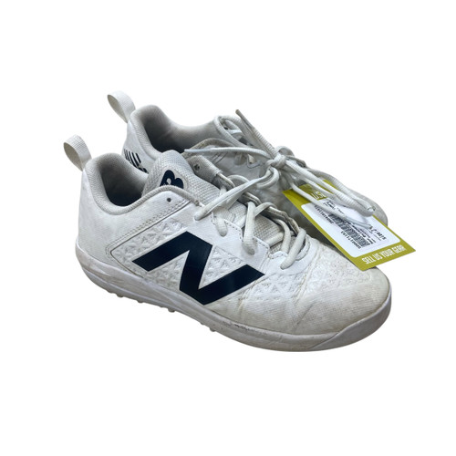 Vist Large View of Product Image Which is Used New Balance BASEBALL TURFS BB/SB Cleats White Junior 05