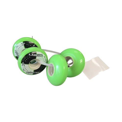 Vist Large View of Product Image Which is Used LABEDA SHOOTER 59MM WHEEL Street Hockey Accessories Neon Green Senior