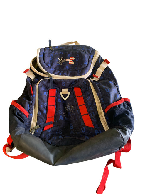 Vist Large View of Product Image Which is Used Under Armour BAG BB/SB Player Carry Bag Navy Blue