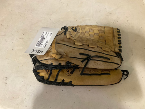 Vist Large View of Product Image Which is Used Mizuno GPM1250B5 RH Throw Fastpitch Gloves Tan 12 1/2"