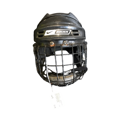 Vist Large View of Product Image Which is Used Bauer BLACK HELMET Helmet Cage Combo Black MD