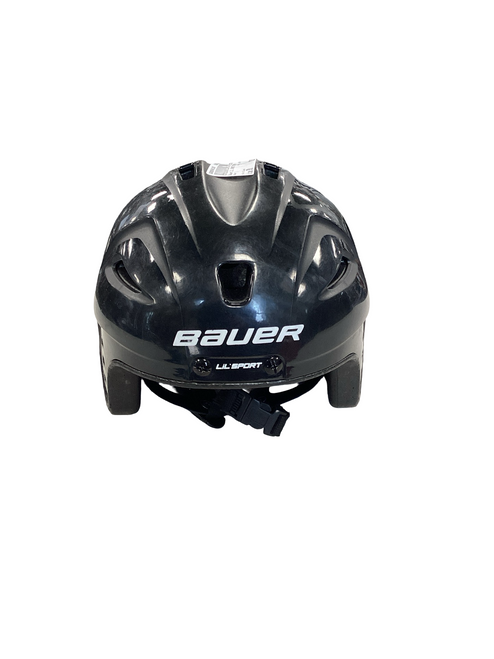 Vist Large View of Product Image Which is Used Bauer LIL SPORT Hockey Helmet Only Black SM