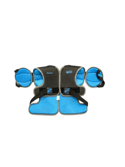 Vist Large View of Product Image Which is Used Champro 7SERIES XL SP FB Shoulder Pads Black XL