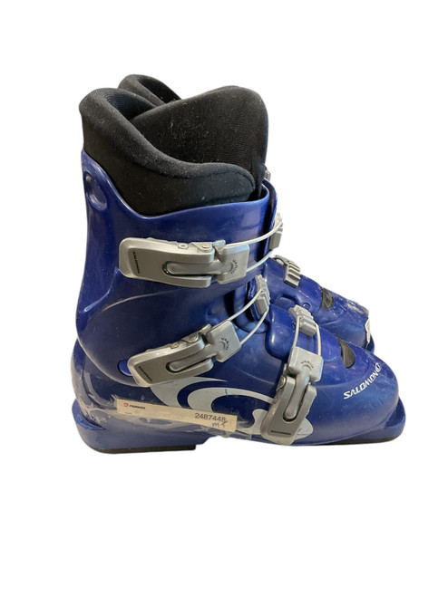 Vist Large View of Product Image Which is Used Salomon PERFORMA T3 SZ 24.5 Mens DH Ski Boot Royal Blue 245 MP - M06.5 - W07.5