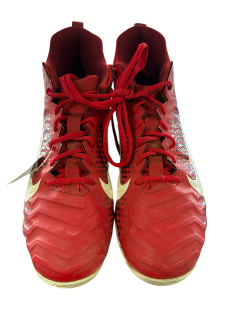 Vist Large View of Product Image Which is Used Nike Adult FB Cleats Red Senior 12