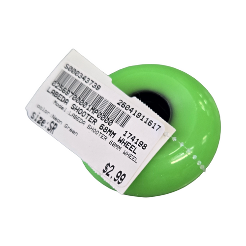 Vist Large View of Product Image Which is Used LABEDA SHOOTER 68MM WHEEL Street Hockey Accessories Neon Green Senior