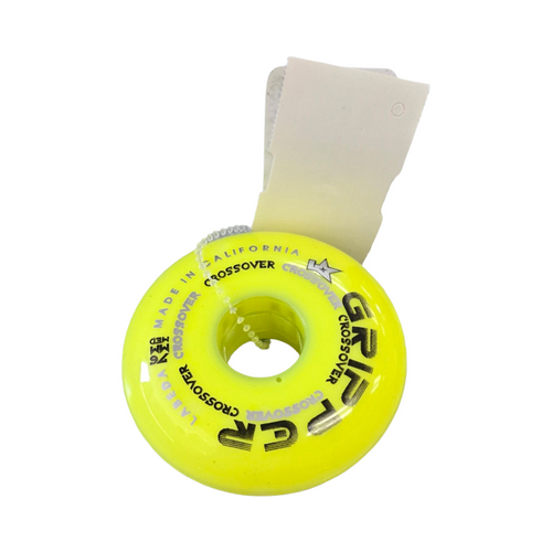Vist Large View of Product Image Which is Used LABEDA GRIPPER CROSSOVER 80MM WHEEL Street Hockey Accessories Yellow Senior