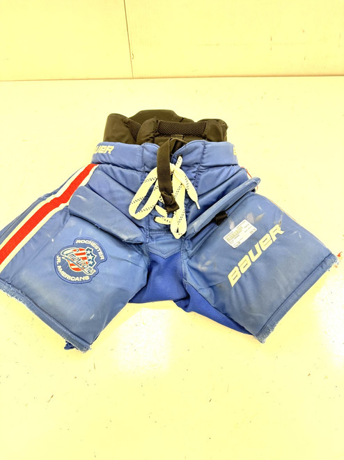 Vist Large View of Product Image Which is Used Bauer AMERKS Inter Goalie Pant Royal Blue SM