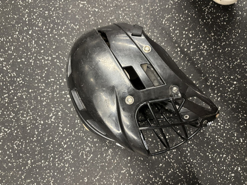 Vist Large View of Product Image Which is Used Cascade CS Lacrosse Helmet Black One Size