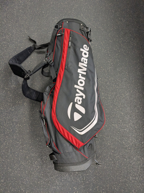 Vist Large View of Product Image Which is Used Taylormade SLEEMAN Mens Stand Bag Black