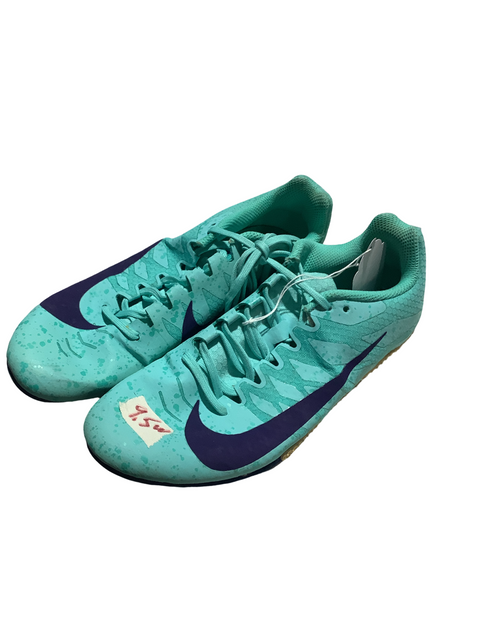 Vist Large View of Product Image Which is Used Nike Track & Field Cleats Adult Teal Senior 9.5