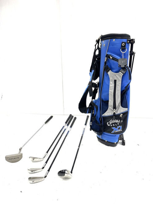 Vist Large View of Product Image Which is Used Callaway XJ Jr Stand Bag Black