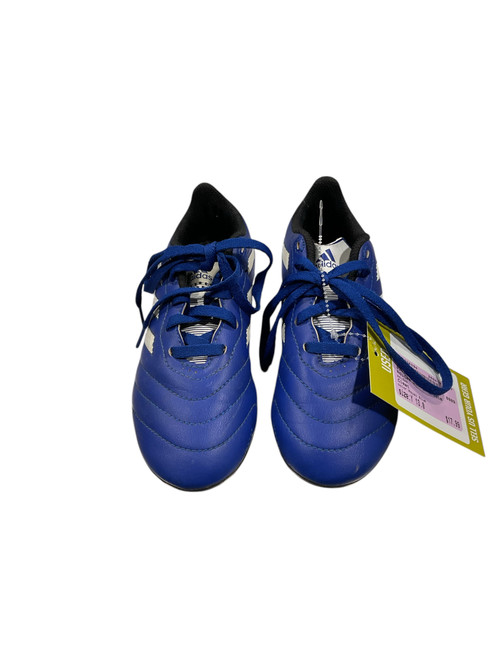 Vist Large View of Product Image Which is Used Adidas Soccer Cleats Royal Blue Youth 13.0