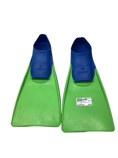 Vist Large View of Product Image Which is Used TRITAN FINS SIZE 7-9 Underwater Fins Green Fits all